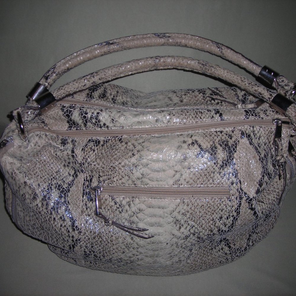 Purse,"Mondani" New York, faux snakeskin